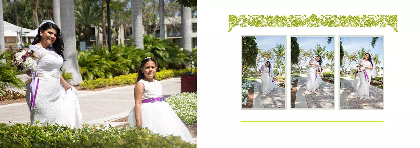 Wedding Photobook layout sample