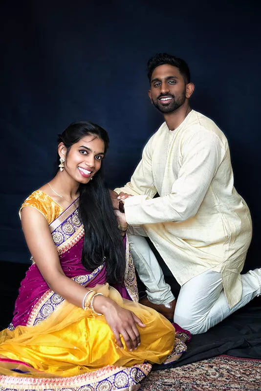 Pre wedding engagement studio photography