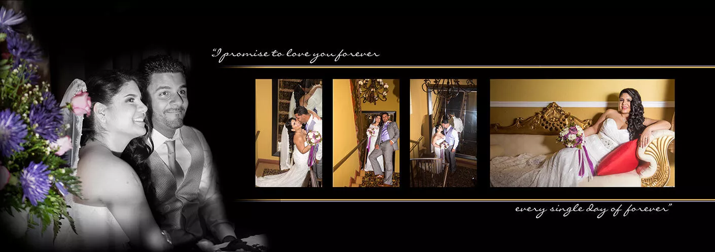 Wedding Photobook layout sample