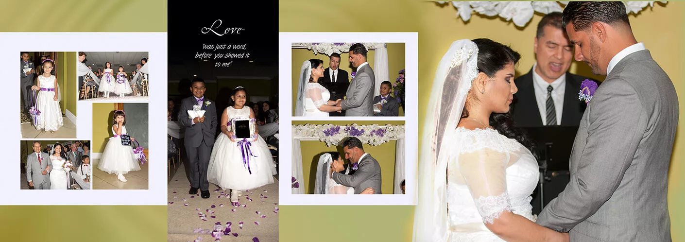 Wedding Photobook layout sample