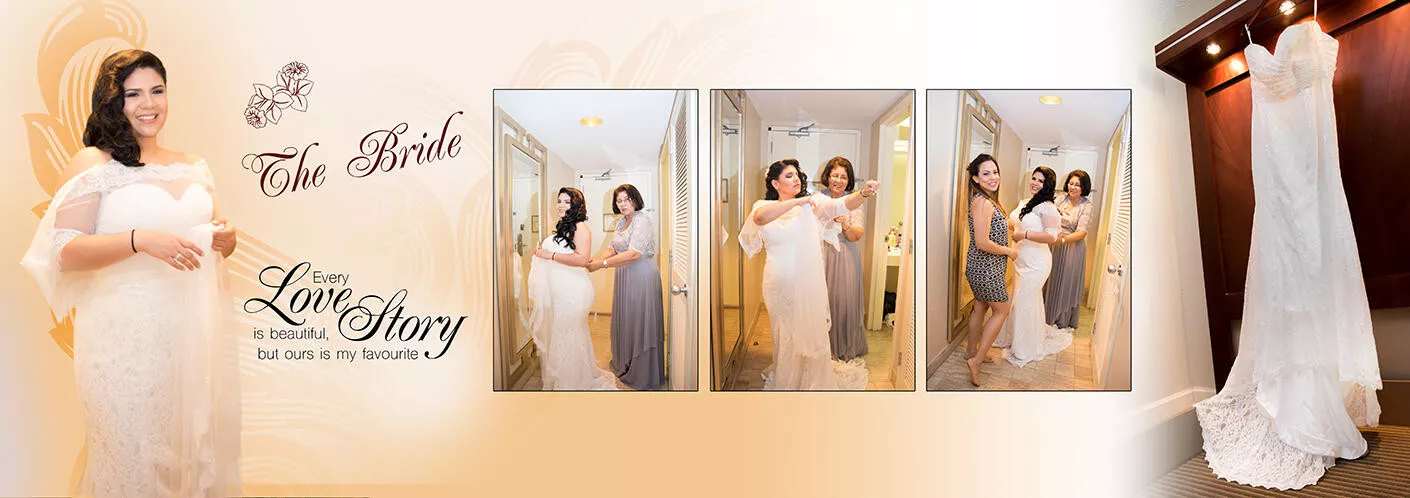 Wedding Photobook layout sample