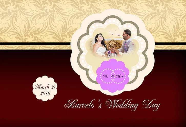 Wedding Photobook layout sample