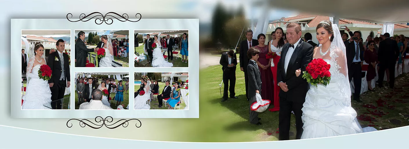 Wedding Photobook layout sample