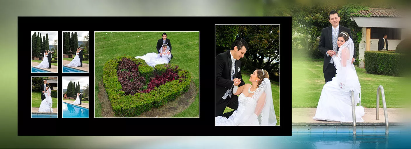 Wedding Photobook layout sample