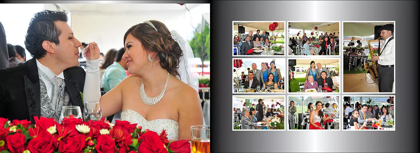 Wedding Photobook layout sample